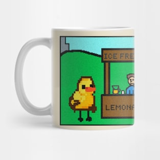 striped square pixel theme Mug